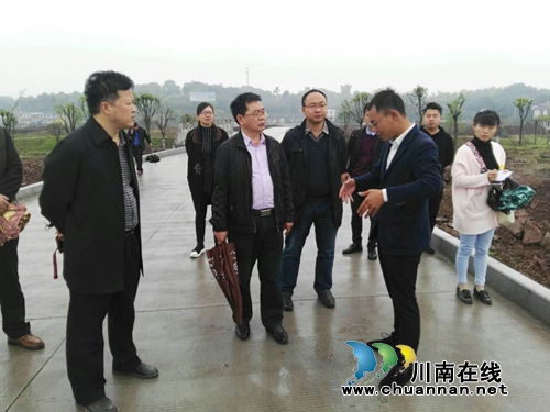 合江县人大副主任李洪伦调研临港工业园区项目建设(图2) 合江县人大副主任李洪伦调研临港工业园区项目建设(图2)