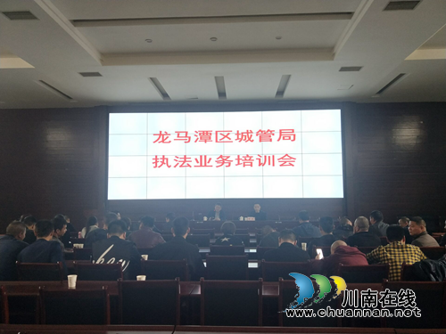 龙马潭区城管局开展执法业务培训