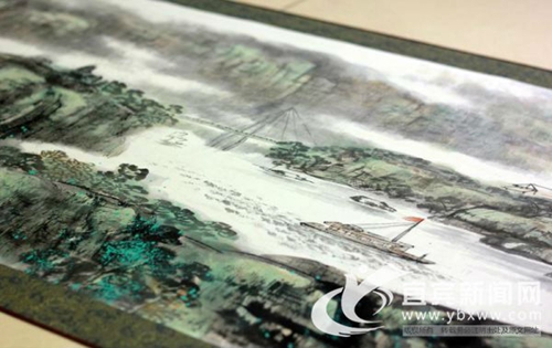 50米巨幅画作《山水宜宾》:展宜宾绝美风光(图2) 50米巨幅画作《山水宜宾》:展宜宾绝美风光(图2)