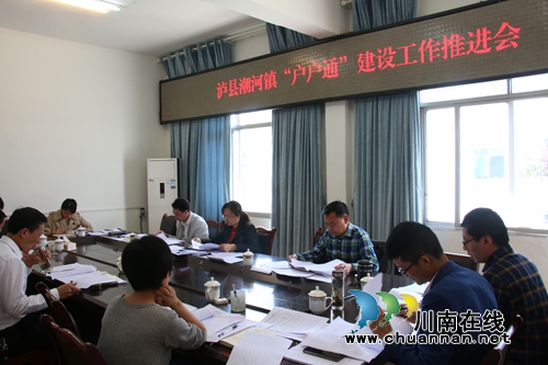 泸县潮河镇召开“户户通”建设工作推进会