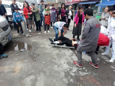 宜宾男被“绊”掉脾脏 “肇事”钢索无人认领(图1) 宜宾男被“绊”掉脾脏 “肇事”钢索无人认领(图1)