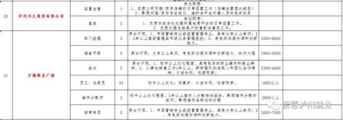 来选工作!2018泸州市民营企业招聘周明日举行(图11) 来选工作!2018泸州市民营企业招聘周明日举行(图11)