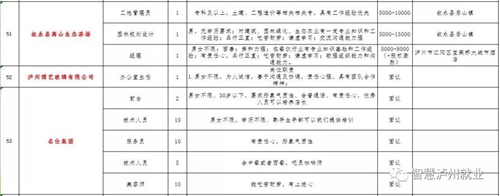 来选工作!2018泸州市民营企业招聘周明日举行(图27) 来选工作!2018泸州市民营企业招聘周明日举行(图27)