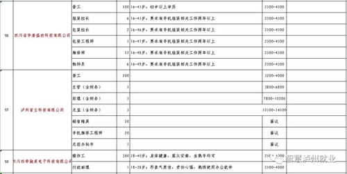 来选工作!2018泸州市民营企业招聘周明日举行(图30) 来选工作!2018泸州市民营企业招聘周明日举行(图30)