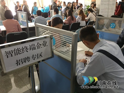泸州举办民营企业和智能终端企业招聘会(图2)