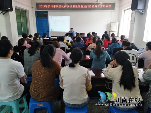 纳溪区护国镇卫生院开展肠道门诊监测工作培训(图1)