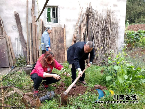 纳溪区农业局党员志愿者服务队助力龙车镇中坝村脱贫攻坚(图2)