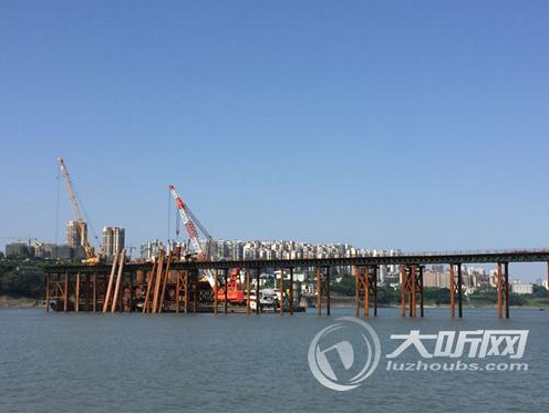创下世界之最的泸州长江六桥施工进入关键期(图3)