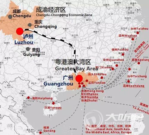 泸州至广州(黄埔)铁海联运班列将正式开通(图2) 泸州至广州(黄埔)铁海联运班列将正式开通(图2)