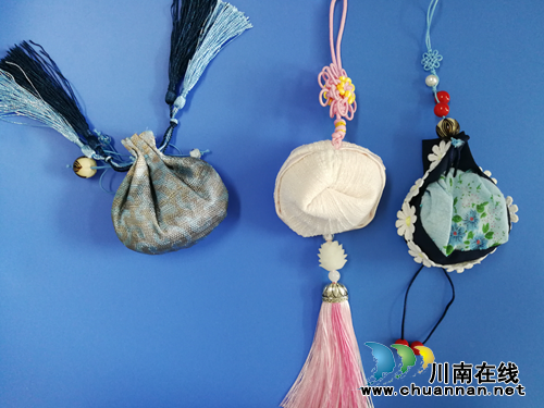 医学生纯手工制作的20个香囊，绚爆了！(图12)