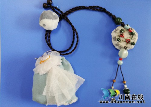 医学生纯手工制作的20个香囊，绚爆了！(图15)