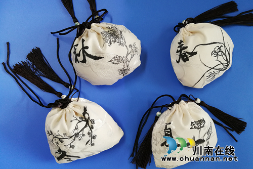 医学生纯手工制作的20个香囊，绚爆了！(图20)