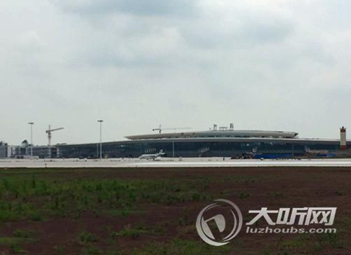 泸州机场校飞程序正式开始 6月上旬将试飞(图1) 泸州机场校飞程序正式开始 6月上旬将试飞(图1)