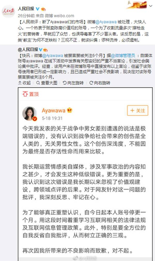这名自贡网红犯众怒&nbsp;被人民日报点名批评！(图1)
