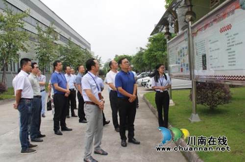 资阳市副市长舒勇考察泸州高新区医药产业园(图2)