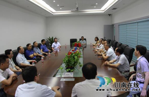 资阳市副市长舒勇考察泸州高新区医药产业园(图3)