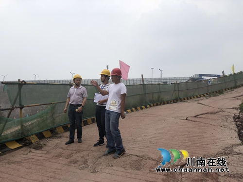 江阳区张坝街道开展建筑工地生产安全大检查