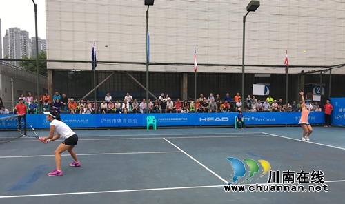 泸州国际网球公开赛&nbsp;中国组合夺得女双冠军(图10)