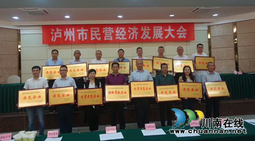 泸州市民营经济工作会召开&nbsp;16家民企获表彰(图1)