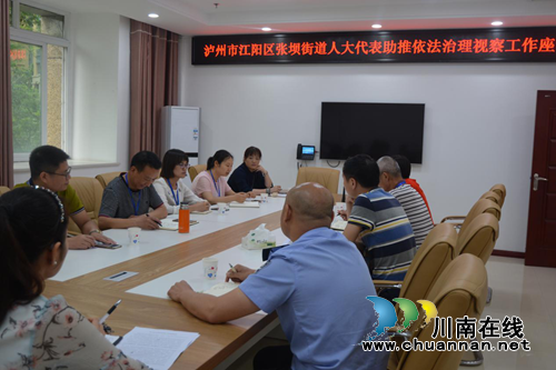 江阳区张坝街道人大代表助推依法治理在行动