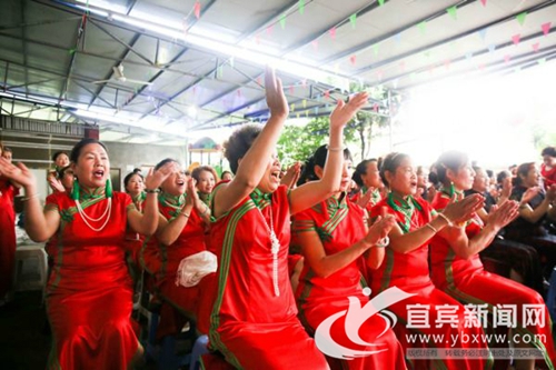 宜宾：民乐旗袍队为营造创文城市氛围添砖加瓦(图3)