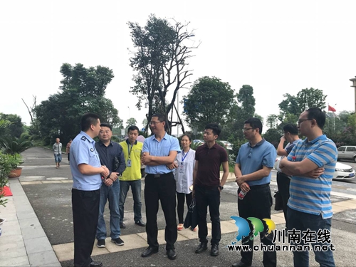 省委政法委调研泸州江阳区“三所联动”工作