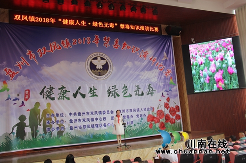 贵州双凤镇举办“健康人生·绿色无毒”禁毒知识演讲比赛(图3)