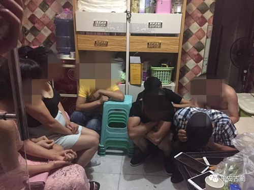 实拍古蔺扫黄！3名男女被拘留处罚(图2)