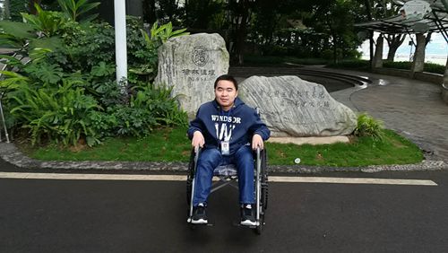 马洪阳:逆风而行 轮椅上的狂奔者(图1) 马洪阳:逆风而行 轮椅上的狂奔者(图1)