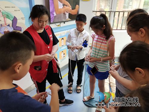 龙马潭区莲花池街道：体验安全生产&nbsp;&nbsp;青少年在行动(图5)