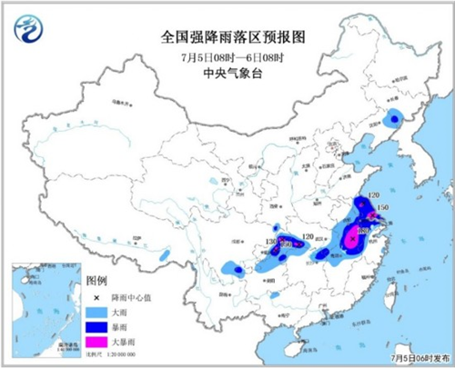 中央气象台发布暴雨黄色预警&nbsp;四川南部有大雨(图1)