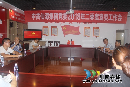 ***仙潭集团党委召开第二季度党委工作会议(图2)