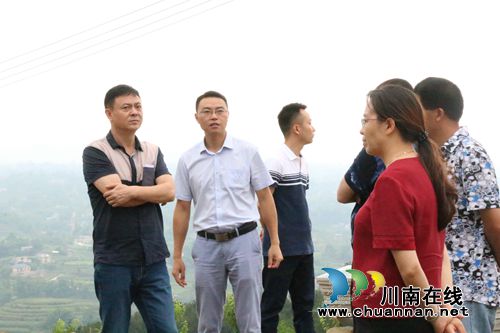 泸县副县长杜作文到潮河镇督导龙江峡生态旅游项目(图1)