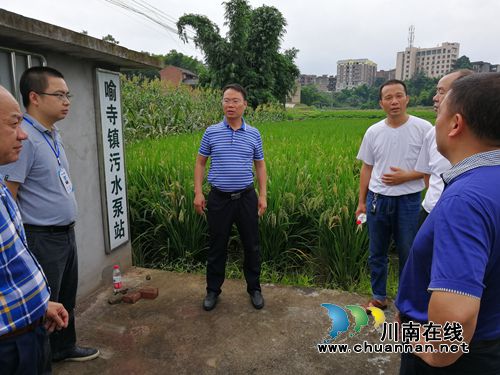 泸县副县长叶仕良调研沱江流域污水垃圾治理工作(图2)