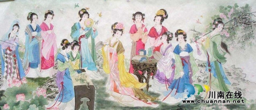 合江荔枝文化（十三）：十二金钗偷吃荔枝(图1)