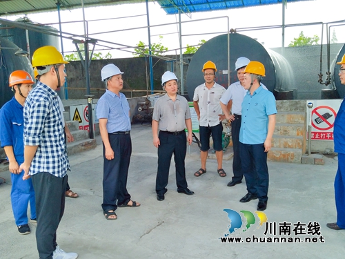 泸县人大常委会副主任苟明强率队调研环境保护执法工作(图1)