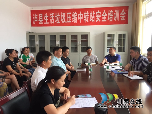 泸县城管执法局开展安全生产工作大检查(图1)