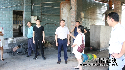 泸县人大常委会副主任余冰率队到潮河镇调研环保执法工作(图1) 泸县人大常委会副主任余冰率队到潮河镇调研环保执法工作(图1)