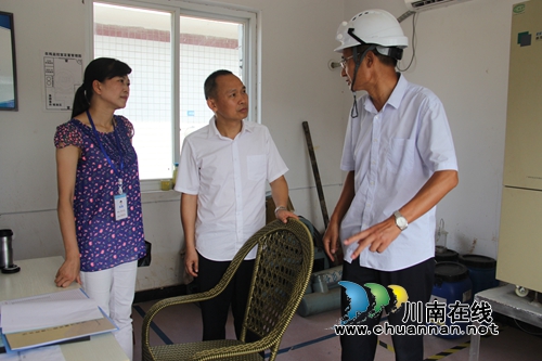 泸县人大内司委主任何光志到云龙镇进行污水处理环保督查(图3)