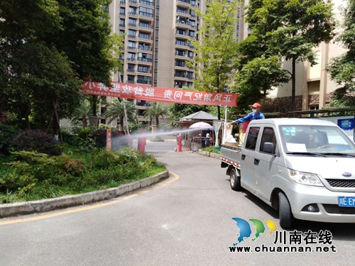江阳区华阳街道竹苑社区开展病媒生物防制与消杀工作(图3)