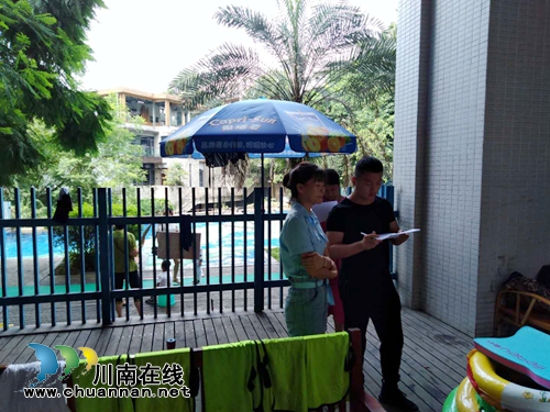 江阳区华阳街道竹苑社区开展夏季游泳池安全专项检查(图3)