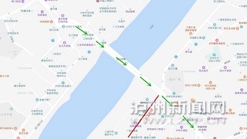 8月4日-10日 泸州枇杷沟路段将实施临时交管(图4) 8月4日-10日 泸州枇杷沟路段将实施临时交管(图4)