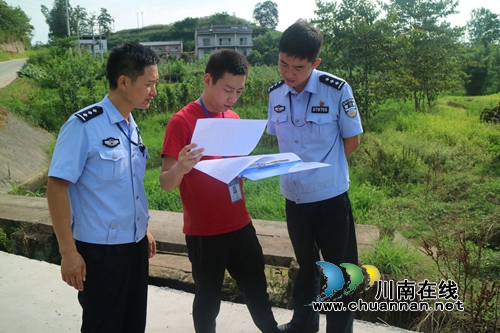 泸县公安局基层派出所开展汛期道路交通安全隐患排查(图3)