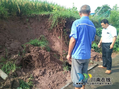 泸县太伏镇紧急开展暴雨灾情核实和安全隐患排查(图5)