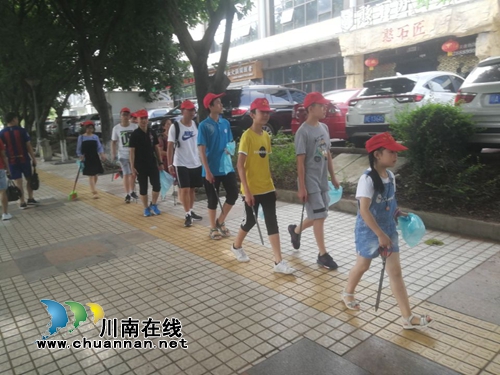 江阳区华阳街道竹苑社区开展2018年暑期社会实践活动(图3)