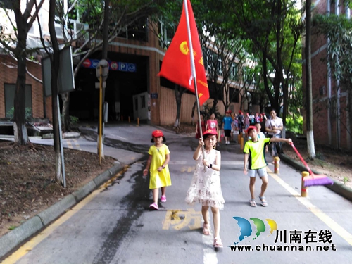 江阳区华阳街道竹苑社区开展2018年暑期社会实践活动(图2)