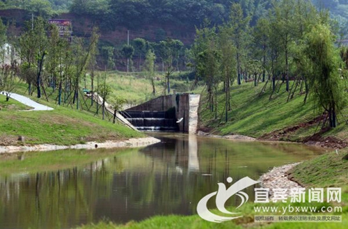 山水入城中&nbsp;宜宾江安天堂河打造景观湿地公园(图3)