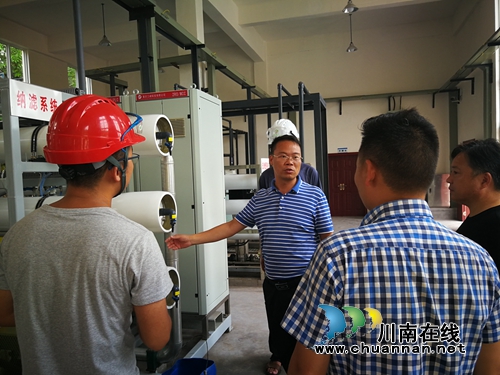 泸县副县长叶仕良率队调研环保工作(图2)