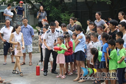 龙马潭区羊大山社区：安全从娃娃抓起(图8)