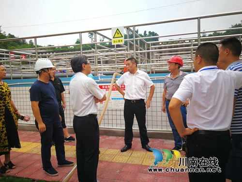 泸县县委书记薛学深率队督导泸县环保工作(图1)